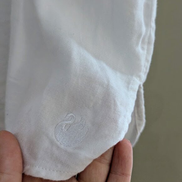 Gloria Vanderbilt Womens Oversized Button Front Shirt White Size XL - Picture 4 of 6